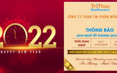 Thông báo nghỉ tết dương lịch năm 2022